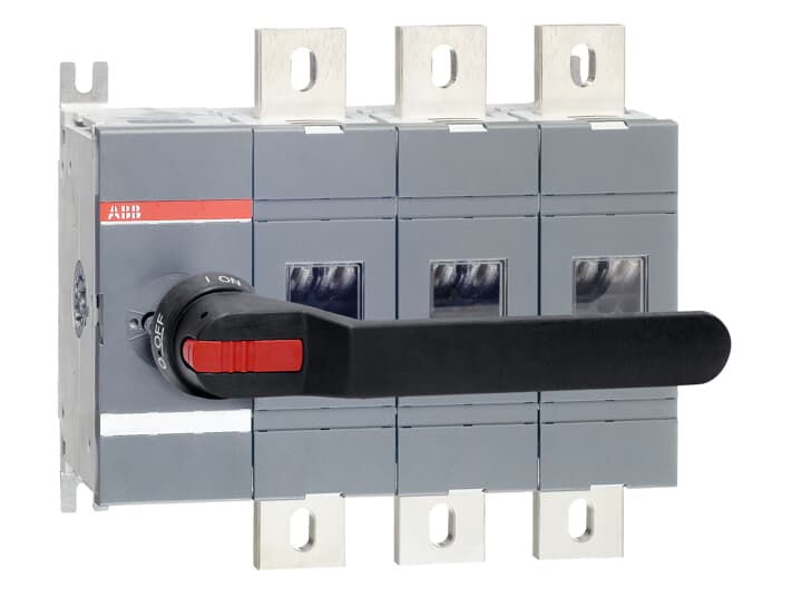 ABB ISOLATOR OT1000E03P (OETL1000K3)1000A 3 Pole ROT.SW+HAND+SHAFT 1SCA022860R5930