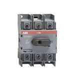 ABB ISOLATOR OT40F3 40A 3 Pole (W/SHAFT OXS6X180+HANDLE OHBS2AJ) 1SCA104902R1001+1SCA101659R1001+1SCA105213R1001