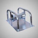 CABLE ROLLER STRAIGHT WITH GROUND PLATE