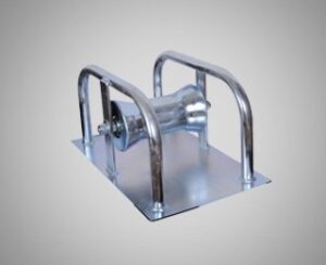 CABLE ROLLER STRAIGHT WITH GROUND PLATE