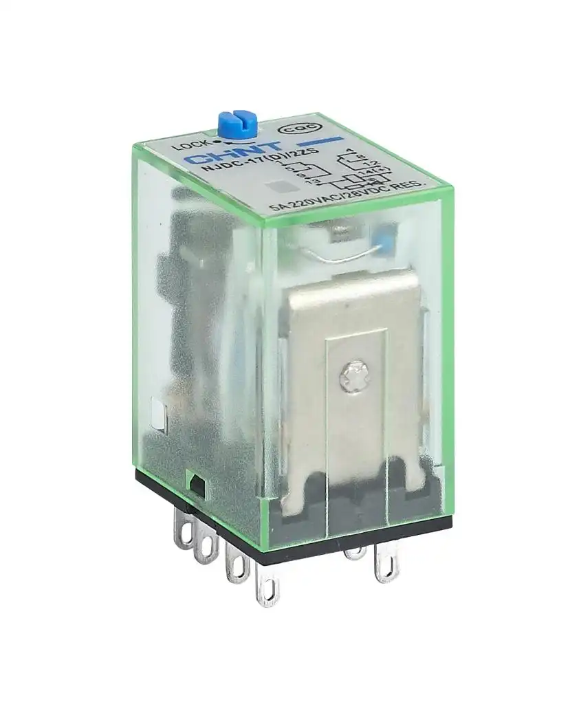 Chint NJDC-17 Small Electromagnetic Relay with Test Button
