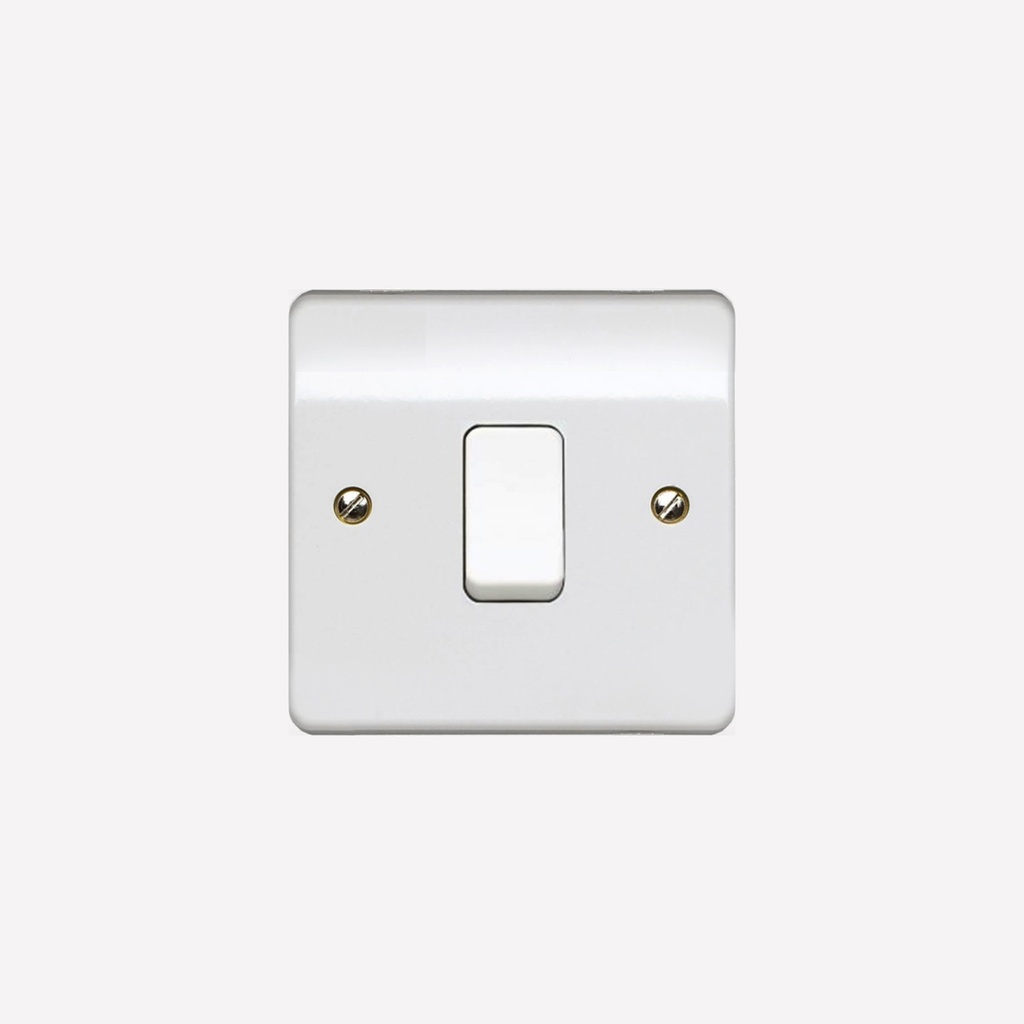 10A 1G 2WAY SWITCH LOGIC PLUS WHITE - MK