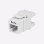 MK CAT6 RJ45 + SL JACK WHITE