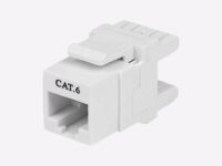 MK CAT6 RJ45 + SL JACK WHITE