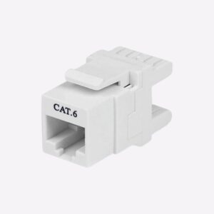 MK CAT6 RJ45 + SL JACK WHITE