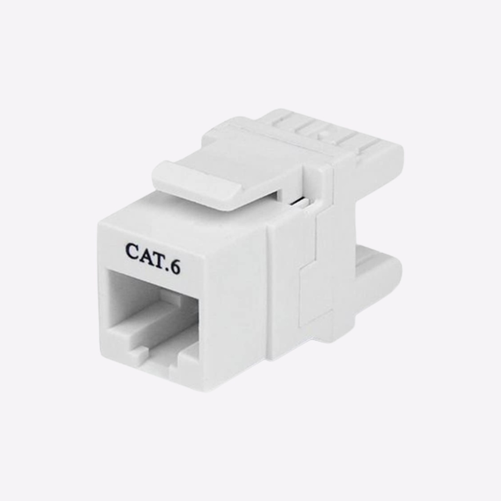 MK CAT6 RJ45 + SL JACK WHITE