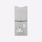 MK 13A 1G FLOOR SOCKET WITH SWITCH BSS