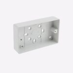 MK PVC BACK BOX 3" X 6" WHITE