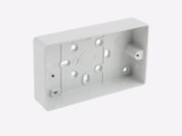 MK PVC BACK BOX 3" X 6" WHITE