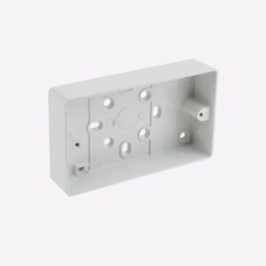 MK PVC BACK BOX 3" X 6" WHITE