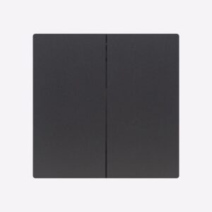 16A 2G 1WAY SWITCH ARIA SPACE BLACK - MK