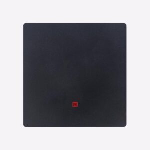 20A DP SWITCH WITH NEON ARIA SPACE BLACK - MK
