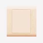 MK 1G BLANK PLATE 3"X3" ESSENTIAL CHAMPAGNE