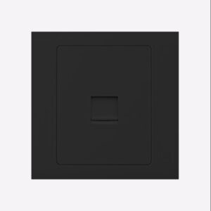 1G RJ45 DATA SOCKET ESSENTIALS MATT BLACK - MK