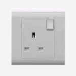 13A 1G S/SOCKET ESSENTIALS TITANIUM - MK