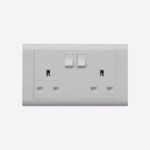 13A 2G S/SOCKET ESSENTIALS TITANIUM - MK