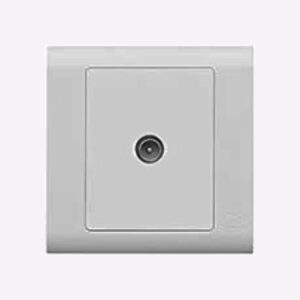 1G TV SOCKET ESSENTIALS TITANIUM - MK