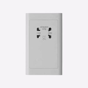 SHAVER SOCKET 115V/230V ESSENTIALS TITANIUM - MK