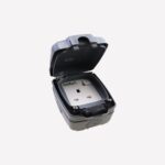 13A 1G SWITCH SOCKET GREY W/P IP66 - MK
