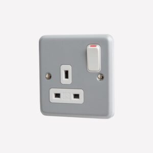 13A 1G SWITCH SOCKET METAL CLAD - MK