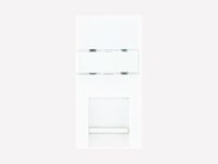 MK RJ 45 CAT6 KEYSTONE JACK WHI