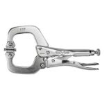 IRWIN 18SP LOCKING C-CLAMP W/SWIVEL.PADS 18-INCH