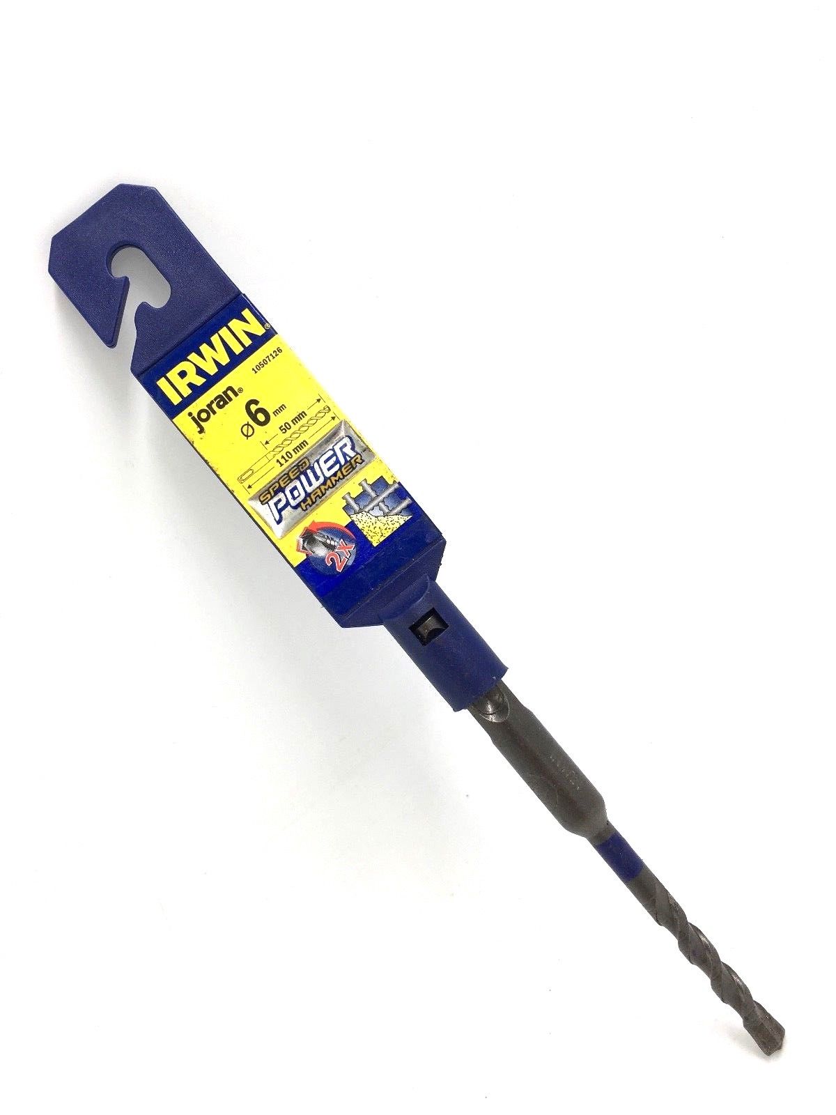 IRWIN 10507126 SPEEDHAMMER POWER SDS PLUS DRILL BITS 6 X 110 MM