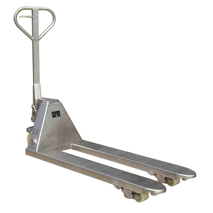 Stainless Steel Hand Pallet Truck - Heavy Duty Pump Truck - 2000kg Load Capacity