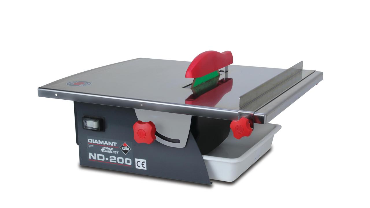 Rubi ND-200 220V Portable Electric Tile Cutter, 45915,for Ceramic Tiles, Finishings and Renovations, includes CEV-PRO 200mm Diamond Blade :