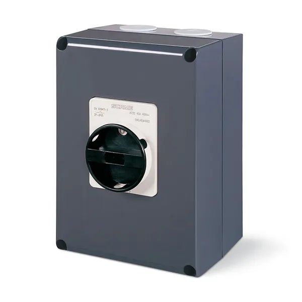 SCAME - Enclosed Switch Disconnector, Die Cast Aluminium, 32A, 2P, IP66