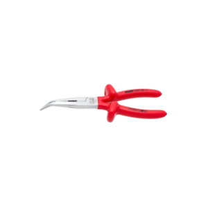 Unior Long nose pliers with side cutter and pipe grip, bent 512/1VDEDP