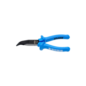 Long nose pliers with side cutter and pipe grip, bent 512/4G