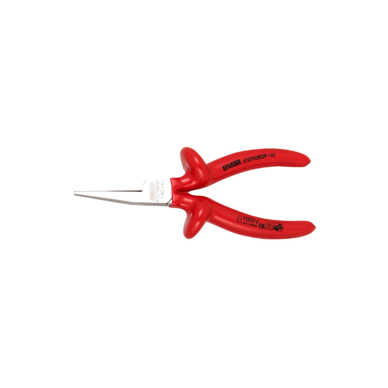 Unior Long round nose pliers 476/1VDEDP