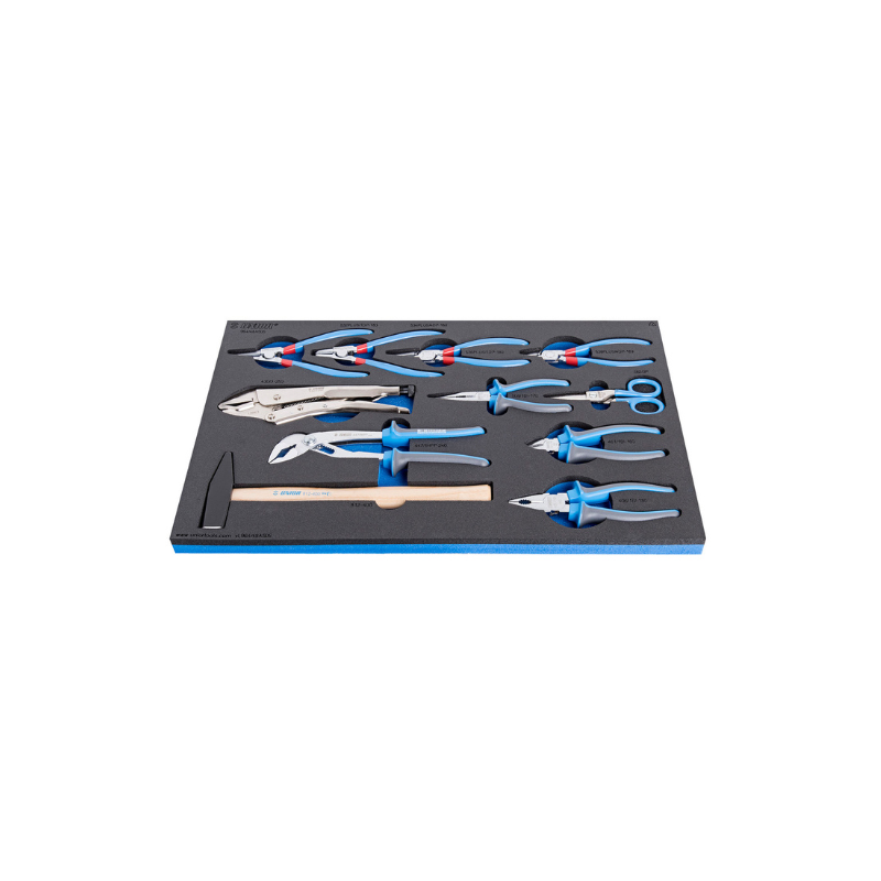 Unior Set of BI pliers and hammer in SOS tool tray 964/48ASOS