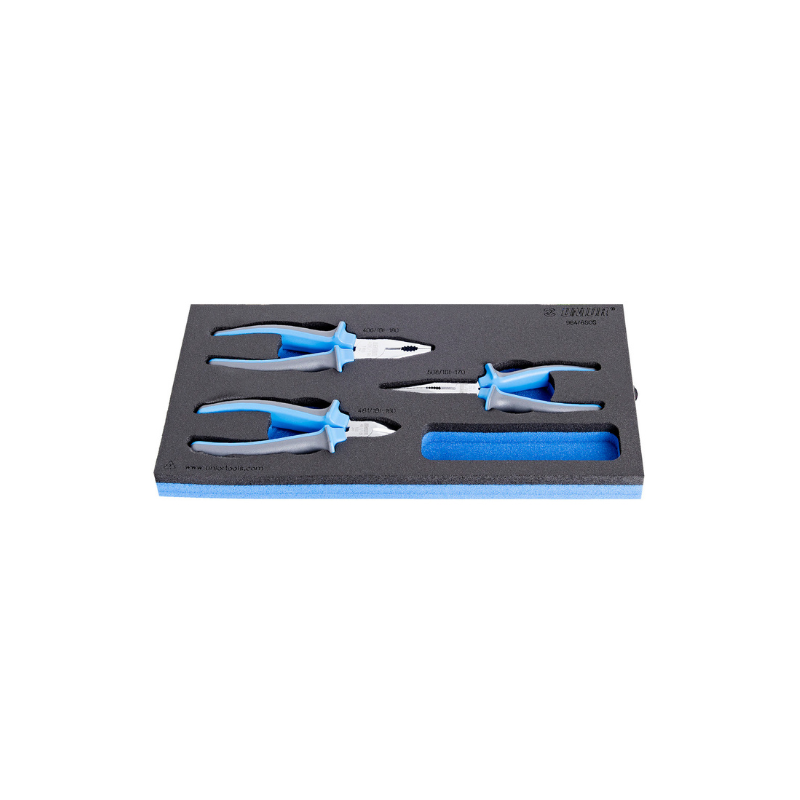 Unior Set of BI pliers in SOS tool tray 964/6SOS