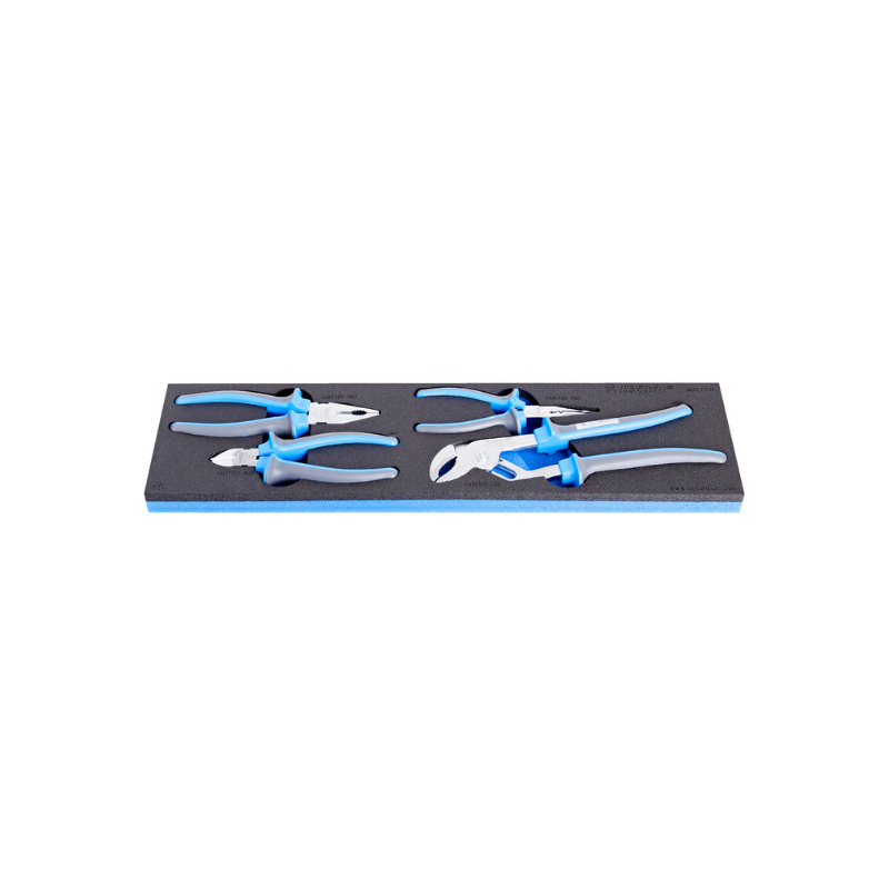 Unior Set of BI pliers in SOS tool tray 964ECO6