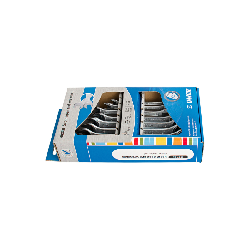 Unior Set of open end wrenches in carton box 110/1CS