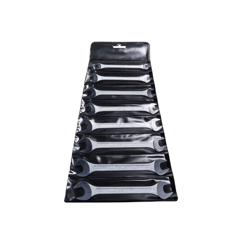 Unior Set of open end wrenches in plastic wallet 110/1PB