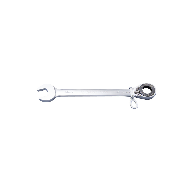 Unior Ratchet combination wrench, for safe work at heights 160/2-H