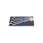 Unior Set of offset ring wrenches in SOS tool tray 964/4SOS