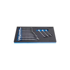 Unior Set of short combinations wrenches in SOS tool tray 964/2FSOS