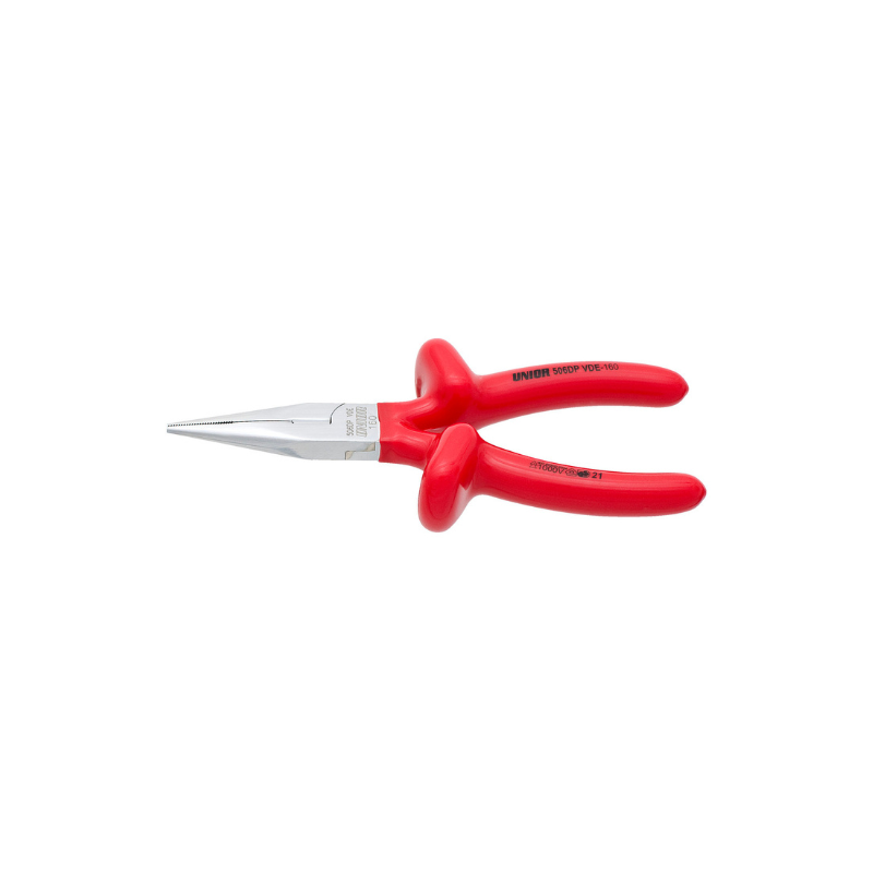 Unior Long nose pliers with side cutter 506/1VDEDP