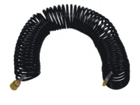STANLEY SPIRAL AIR HOSE WITH QUICK CONNECT FITTINGS (6X8 MM), 15M LENGTH - 170020XSTN