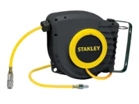 STANLEY AIR HOSE REEL WITH QUICK CONNECT FITTINGS (6.5X10MM), 9M LENGTH - 9045698STN