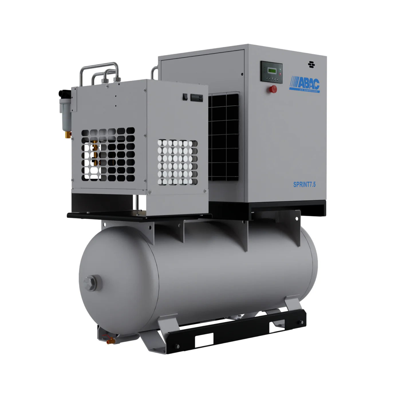 ABAC SPRINT7.5-TMDD Rotary Screw Compressor + Dryer + Tank 270L