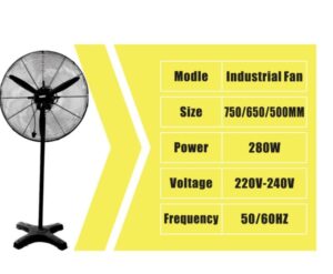 DANNIO 280W Pedestal Stand Fan