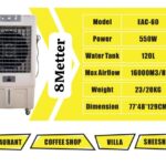 DANNIO 550W 120L Evaporative Air Cooler – Model No: EAC-60