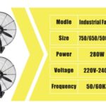 DANNIO 280W Wall Mounted Fan