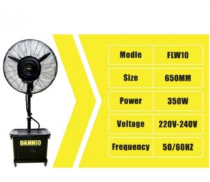 DANNIO 350W Mist Fan – Model No: FLW10