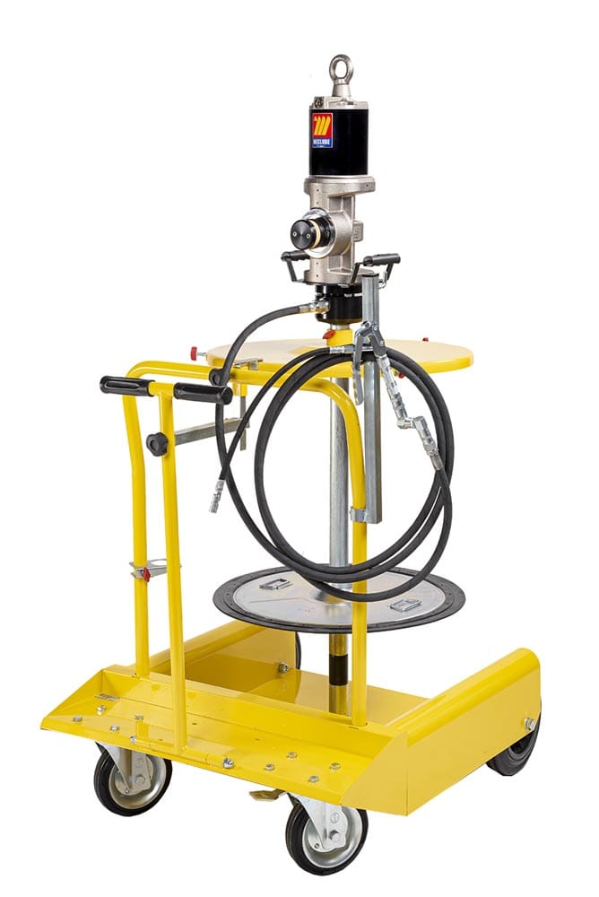 MECLUBE WHEELED INDUSTRIAL PUMP GREASE KIT FOR DRUMS 180-220 kg R=50:1